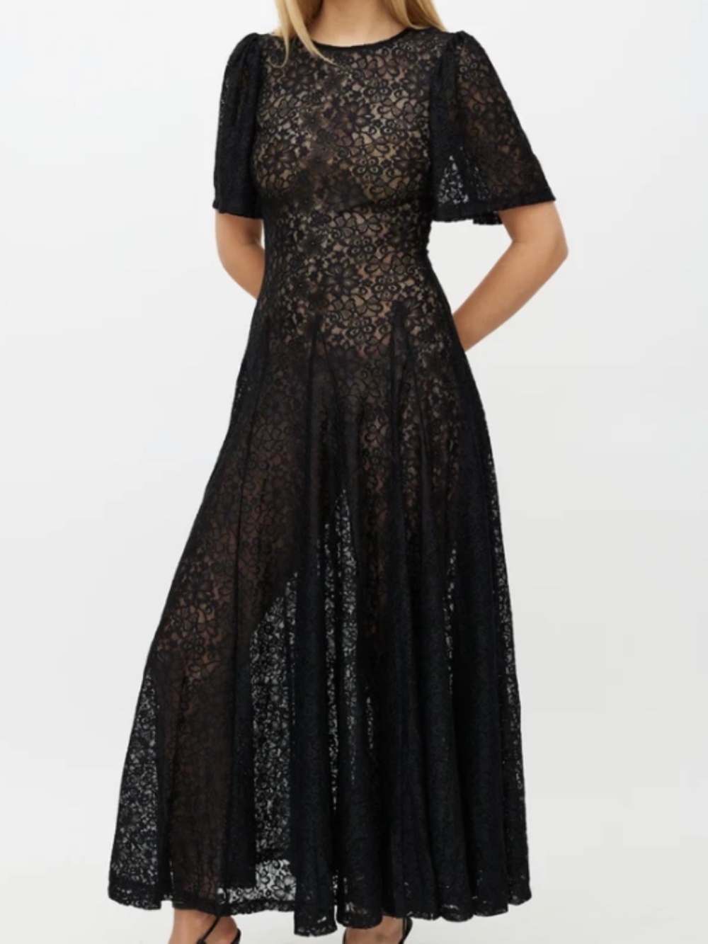 Reformation Waller Lace dress